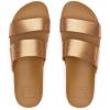 imageREEF Cushion Vista Womens Fashion Slide Sandal Vegan Leather Strap Ultra Soft Cushion FootbedCopperTan