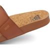 imageREEF Cushion Vista Womens Fashion Slide Sandal Vegan Leather Strap Ultra Soft Cushion FootbedEspresso Duo