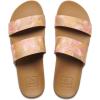 imageREEF Cushion Vista Womens Fashion Slide Sandal Vegan Leather Strap Ultra Soft Cushion FootbedHibiscus