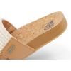 imageREEF Cushion Vista Womens Fashion Slide Sandal Vegan Leather Strap Ultra Soft Cushion FootbedNatural Crochet Textile