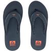 imageREEF Fanning Mens Bottle Opener Flip Flop Arch Support Durable Outsole Water FriendlyNavyOrange Tropic