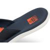 imageREEF Santa Ana Mens Flip Flop Arch Support Water Friendly Non Marking OutsoleNavyWhiteOrange
