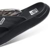 imageREEF Swellsole Cruiser Mens Recovery Flip Flop Enhanced Arch Support Water FriendlyGreySnow Camo