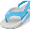 imageREEF ToddlerLittle Kid Fanning Flip Flop Arch Support Durable Outsole Water Friendly BackstrapLight GreyLight Blue