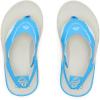 imageREEF ToddlerLittle Kid Fanning Flip Flop Arch Support Durable Outsole Water Friendly BackstrapLight GreyLight Blue