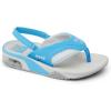imageREEF ToddlerLittle Kid Fanning Flip Flop Arch Support Durable Outsole Water Friendly BackstrapLight GreyLight Blue