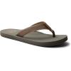 imageREEF Twinpin Mens Beach Flip Flop Soft Cushion Footbed Water FriendlyTanGrey