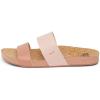 imageREEF Cushion Vista Womens Fashion Slide Sandal Vegan Leather Strap Ultra Soft Cushion FootbedCameo Rose Duo