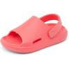imageREEF ToddlerLittle Kid Rio Slide Sandal Super Soft Molded EVA Footbed Lightweight Water Friendly BackstrapSunset Coral
