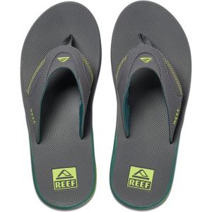 imageREEF Fanning Mens Bottle Opener Flip Flop Arch Support Durable Outsole Water FriendlyGrey Volt