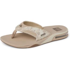 imageREEF Fanning Mens Bottle Opener Flip Flop Arch Support Durable Outsole Water FriendlySand Camo