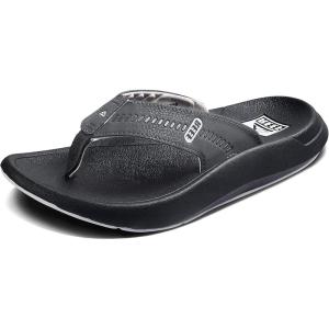 imageREEF Swellsole Cruiser Mens Recovery Flip Flop Enhanced Arch Support Water FriendlyGreySnow Camo