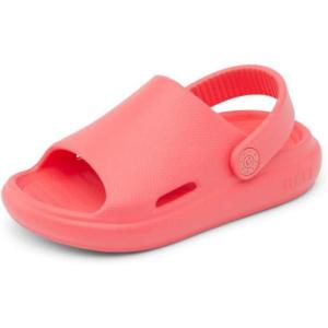 imageREEF ToddlerLittle Kid Rio Slide Sandal Super Soft Molded EVA Footbed Lightweight Water Friendly BackstrapSunset Coral