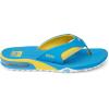 imageREEF Fanning Pregame Mens Bottle Opener Flip Flop Arch Support Durable Outsole Water FriendlyBlueYellow