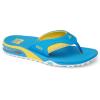 imageREEF Fanning Pregame Mens Bottle Opener Flip Flop Arch Support Durable Outsole Water FriendlyBlueYellow