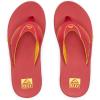 imageREEF Fanning Pregame Mens Bottle Opener Flip Flop Arch Support Durable Outsole Water FriendlyRedYellow
