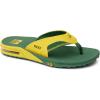 imageREEF Fanning Pregame Mens Bottle Opener Flip Flop Arch Support Durable Outsole Water FriendlyYellowGreen