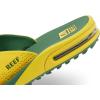 imageREEF Fanning Pregame Mens Bottle Opener Flip Flop Arch Support Durable Outsole Water FriendlyYellowGreen