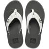 imageREEF Phantoms Mens Beach Flip Flop Water Friendly Soft and Supportive Molded FootbedGreyWhite
