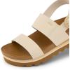 imageREEF Vista Hi Buckle Womens Platform Fashion Sandal Arch Support Ultra Soft Cushion FootbedVintage