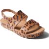 imageREEF Water Vista Womens Platform Sandal Water Friendly Adjustable Velcro StrapLeopard