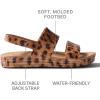 imageREEF Water Vista Womens Platform Sandal Water Friendly Adjustable Velcro StrapLeopard