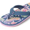 imageREEF Kids Ahi UnisexChild Beach Flip Flop Soft Cushion Footbed Water FriendlyIndigo Tropical