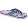 imageREEF Kids Ahi UnisexChild Beach Flip Flop Soft Cushion Footbed Water FriendlyIndigo Tropical