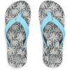 imageREEF Kids Ahi UnisexChild Beach Flip Flop Soft Cushion Footbed Water FriendlyLight Blue Palm
