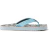 imageREEF Kids Ahi UnisexChild Beach Flip Flop Soft Cushion Footbed Water FriendlyLight Blue Palm