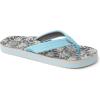 imageREEF Kids Ahi UnisexChild Beach Flip Flop Soft Cushion Footbed Water FriendlyLight Blue Palm