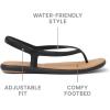 imageREEF Water Willow Maya Womens Sandal Lightweight and Flexible Waterproof Soft Cushion FootbedBlackTan