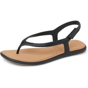 imageREEF Water Willow Maya Womens Sandal Lightweight and Flexible Waterproof Soft Cushion FootbedBlackTan