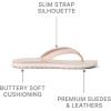 imageREEF Womens Ojai Classic Slim Sandal Premium Leather Soft Cushion Footbed Durable OutsoleCameo Rose