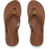 imageREEF Womens Ojai Classic Slim Sandal Premium Leather Soft Cushion Footbed Durable OutsoleDark Brown