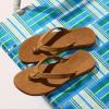 imageREEF Womens Ojai Classic Slim Sandal Premium Leather Soft Cushion Footbed Durable OutsoleDark Brown