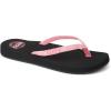 imageReef Womens Ginger Beach Flip Flop Soft Woven StrapBlackPink
