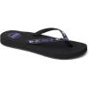 imageReef Womens Ginger Beach Flip Flop Soft Woven StrapBlackPurple