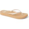 imageReef Womens Ginger Beach Flip Flop Soft Woven StrapCreamTan