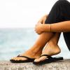 imageReef Womens Ginger Beach Flip Flop Soft Woven StrapNavy