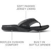 imageREEF Mens Cushion Fanning FlipFlopBlack