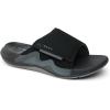 imageREEF Swell Cruiser Mens Recovery Slides Enhanced Arch Support Water FriendlyBlackGrey