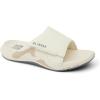 imageREEF Swell Cruiser Mens Recovery Slides Enhanced Arch Support Water FriendlyOff WhiteTan