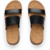 imageREEF Womens Vista Luxe Siaa Platform Sandal Vegan Leather Strap Ultra Cushion FootbedBlackTan