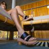 imageREEF Womens Vista Luxe Siaa Platform Sandal Vegan Leather Strap Ultra Cushion FootbedBlackTan