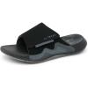 imageREEF Swell Cruiser Mens Recovery Slides Enhanced Arch Support Water FriendlyBlackGrey