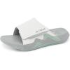 imageREEF Swell Cruiser Mens Recovery Slides Enhanced Arch Support Water FriendlyGreyGreen