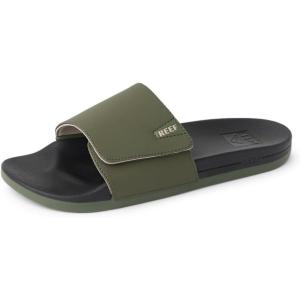 imageREEF Mens Cushion Phantom Slide SandalOliveBlack