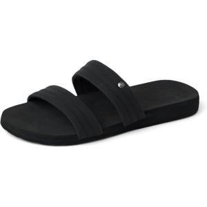 imageREEF Womens Cushion Breeze Kya Slide SandalBlack