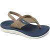 imageREEF Boys Little Santa Ana FlipFlopNavyKhaki
